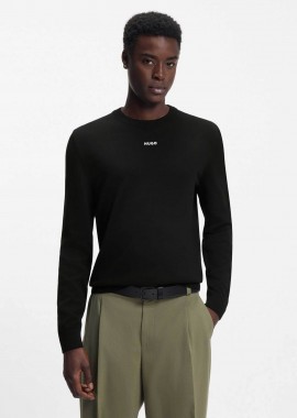 HUGO - Hugo Boss ανδρική μπλούζα με ανάγλυφο logo