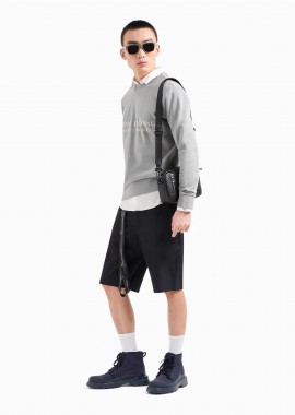 ARMANI EXCHANGE - Armani Exchange ανδρική βερμούδα chinos - 8NZS49ZNYZZ Σκούρο Μπλε