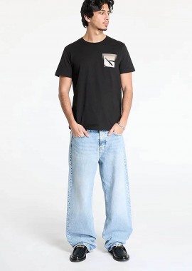 CALVIN KLEIN JEANS - Calvin Klein Jeans ανδρικό τζιν παντελόνι παντάτσεπο Loose Fit - J30J327019 Denim Blue Ανοιχτό