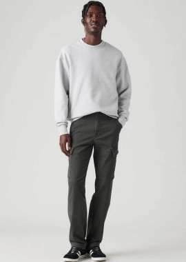 LEVI'S - Levi's® ανδρικό παντελόνι cargo μονόχρωμο Relaxed Fit - 394410001 Κυπαρισσί