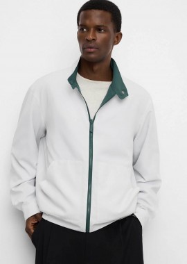 ADOLFO DOMINGUEZ - Adolfo Domínguez ανδρικό jacket διπλής όψης - 124101209 Λευκό