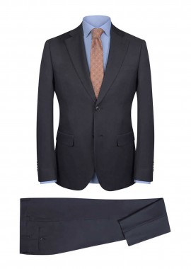PRINCE OLIVER - Prince Oliver ανδρικό κοστούμι μoνόχρωμο Modern Fit - 12560006 Ανθρακί