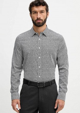 MICHAEL KORS - Michael Kors ανδρικό πουκάμισο με all-over floral print Classic Fit - CR6403VKLQ Μπλε Σκούρο