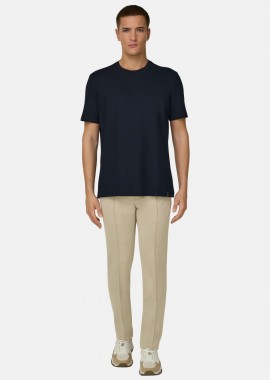 BOGGI MILANO - Boggi Milano ανδρικό παντελόνι Regular Fit - BO26P074701 Μπεζ