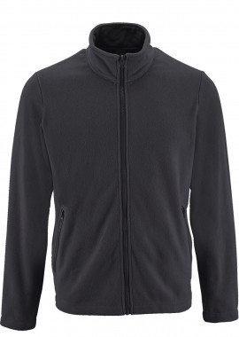 SOL'S - Ανδρική Ζακέτα Φλίς 02093 SOL'S Norman Blue Marine 370 Charcoal Grey