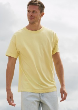 SOLS - Ανδρικό Oversized T-Shirt 03806 SOL'S Boxy από Οργανικό Βαμβάκι Light Yellow