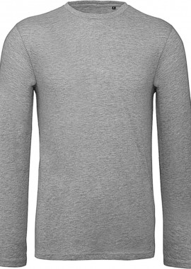 B & C - Μακρυμάνικο T-Shirt TM070 B & C Inspire Organic Sport Grey