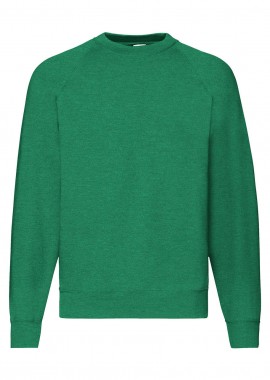 Fruit of the Loom - Φούτερ Classic Raglan 62-216-0 Fruit of the Loom Retro Heather Green