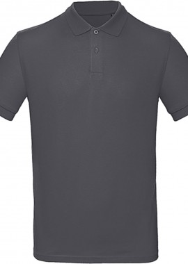 B & C - Ανδρική Μπλούζα Polo PM430 B & C Inspire Organic Dark Grey