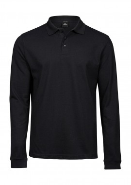 Tee Jays - Μακρυμάνικη Μπλούζα Polo 1406 Tee Jays Luxury LS Stretch Black