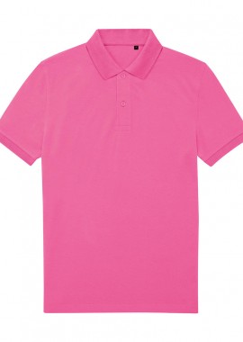 B & C - Ανδρική Μπλούζα Polo PU428 B & C White Lotus Pink