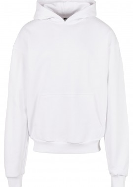 BYB - Ανδρικό Φούτερ με Κουκούλα Ultra Heavy Cotton Box BY162 Build Your Brand White