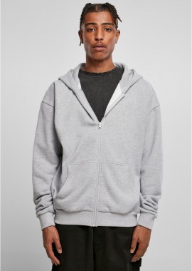 BYB - Ανδρική Ζακέτα Φούτερ με Κουκούλα Heavy Zip Hoody BY192 Build Your Brand Heather Grey Heathergrey