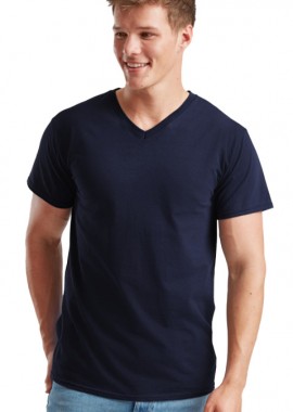Fruit of the Loom - T-Shirt V-Neck 61-066-0 Fruit of the Loom Valueweight Deep Navy