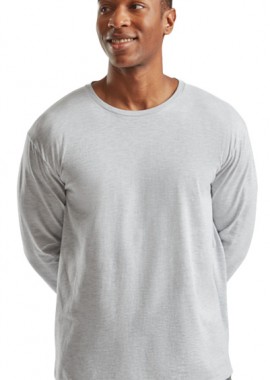 Fruit of the Loom - Μακρυμάνικο T-Shirt 61-446-0 Fruit of the Loom Iconic 150 Heather Grey
