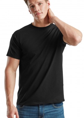 Fruit of the Loom - T-Shirt 61-044-0 Fruit of the Loom Super Premium Black
