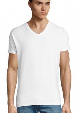 SOLS - Ανδρικό Μπλουζάκι T-Shirt 02940 Imperial V SOL'S White