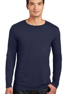 Gildan - Μακρυμάνικο T-Shirt 64400 Gildan Softstyle Navy