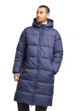 Urban Classics - Ανδρικό Μακρύ Μπουφάν Puffer TB7010-00155 Urban Classics Black Navy