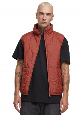 Urban Classics - Ανδρικό Αμάνικο Μπουφάν Super Light Bubble Vest TB7012 Urban Classics Black Darkrust