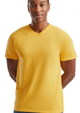 Fruit of the Loom - T-Shirt V-Neck 61-066-0 Fruit of the Loom Valueweight Sunflower