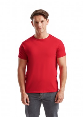 Fruit of the Loom - T-Shirt 61-430-0 Fruit of the Loom Iconic 150 Slim Fit Red