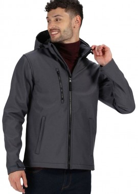 Regatta - Ανδρικό Τζάκετ TRA701 Regatta Venturer Softshell XPT Seal Grey/Black