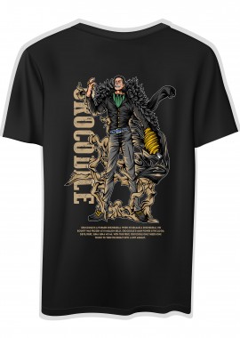 Pop Culture - T-Shirt One Piece Crocodile Pop Culture Black