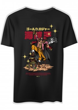 Pop Culture - T-Shirt One Piece Gol D. Roger Pop Culture Black