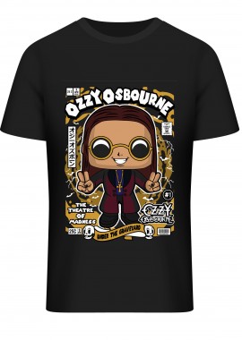 Pop Culture - T-Shirt Ozzy Osbourne Pop Culture Black