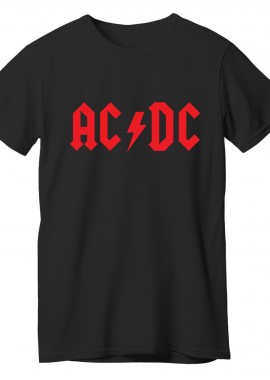 Rock Avenue - T-Shirt ACDC Logo Art Rock Avenue Black