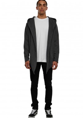 Urban Classics - Ανδρική Ζακέτα Long Hoodie Open Edge TB1389 Urban Classics Γκρι