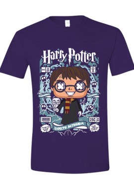 Pop Culture - T-Shirt Harry Potter Pop Culture Purple
