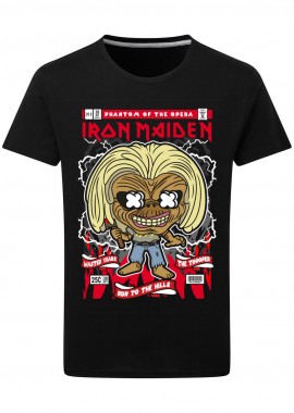 Pop Culture - T-Shirt Iron Maiden Killer Eddie Pop Culture Black
