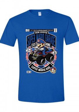 Pop Culture - T-Shirt Mario Ride Pop Culture Royal