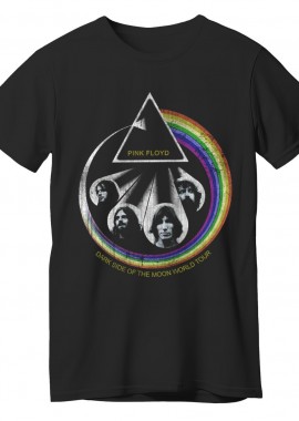 Rock Avenue - T-Shirt Pink Floyd2 Rock Avenue Black
