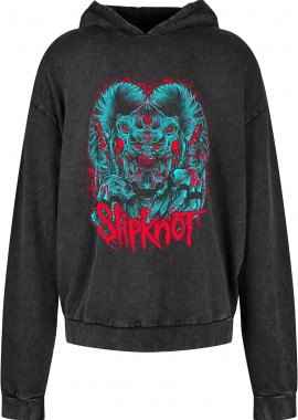 Rock Avenue - Oversized Premium Hoodie Slipknot Rock Avenue Black