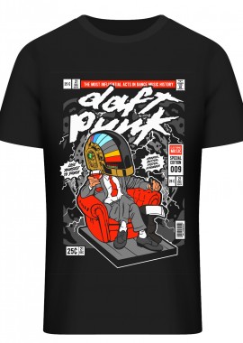 Pop Culture - T-Shirt The Daft Punk Boss Pop Culture Black
