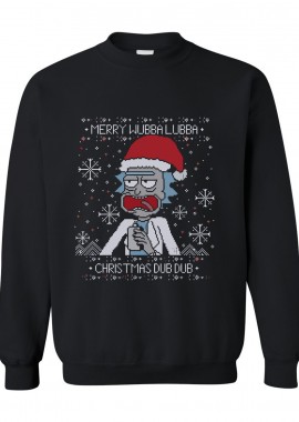 Pop Culture - Χριστουγεννιάτικο Ugly Sweater Rick n Morty Pop Culture Black