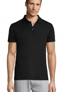 SOLS - Ανδρικό Αθλητικό Πόλο 01180 Sol's Performer Men Black