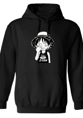 Pop Culture - Hoodie Kid Luffy One Piece Pop Culture Black