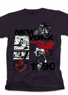 Pop Culture - T-Shirt New York Freestyle Pop Culture Black