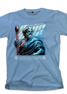 Pop Culture - T-Shirt Zeus Pop Culture Carolina Blue