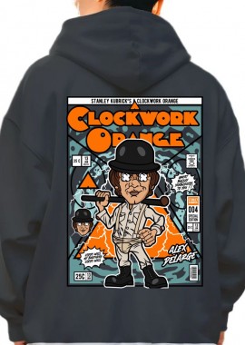 Pop Culture - Hoodie Alex Delarge Clockwork Orange Pop Culture Black