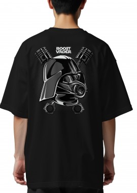 Pop Culture - Oversized T-Shirt Boost Vader Pop Culture Black