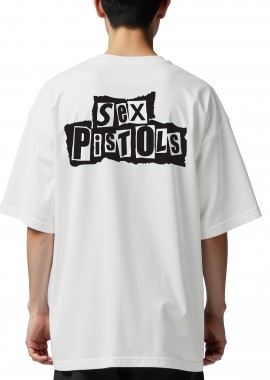 Rock Avenue - Oversized T-Shirt Sex Pistols Rock Avenue White