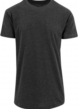 BYB - Ανδρικό Μακρύ T-Shirt Shaped BY028 Build Your Brand Charcoal