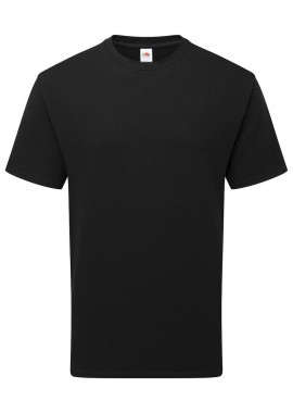 Fruit of the Loom - Ανδρικό T-Shirt 061362 Fruit of the Loom Pure Cotton Black
