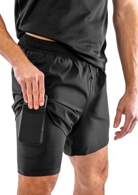 Spiro - Αθλητικό Σορτς S780M Spiro Recycled Shorts Black