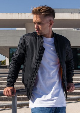 BYB - Μπουφάν Bomber BY030 Build Your Brand Black